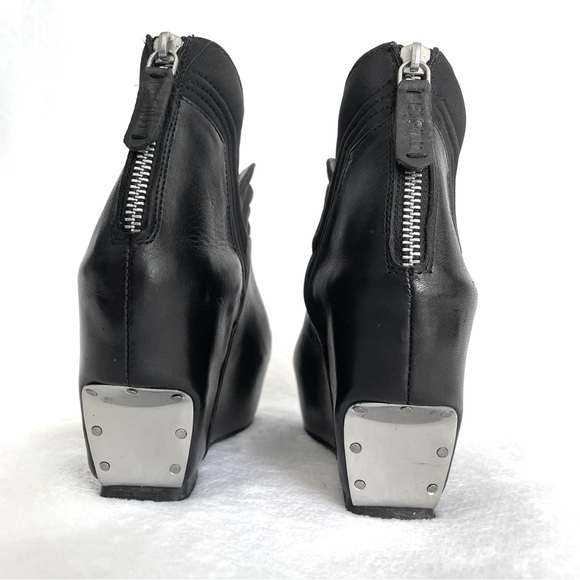 Miista Black Platform / Wedge Booties size 5 - Picture 2 of 7